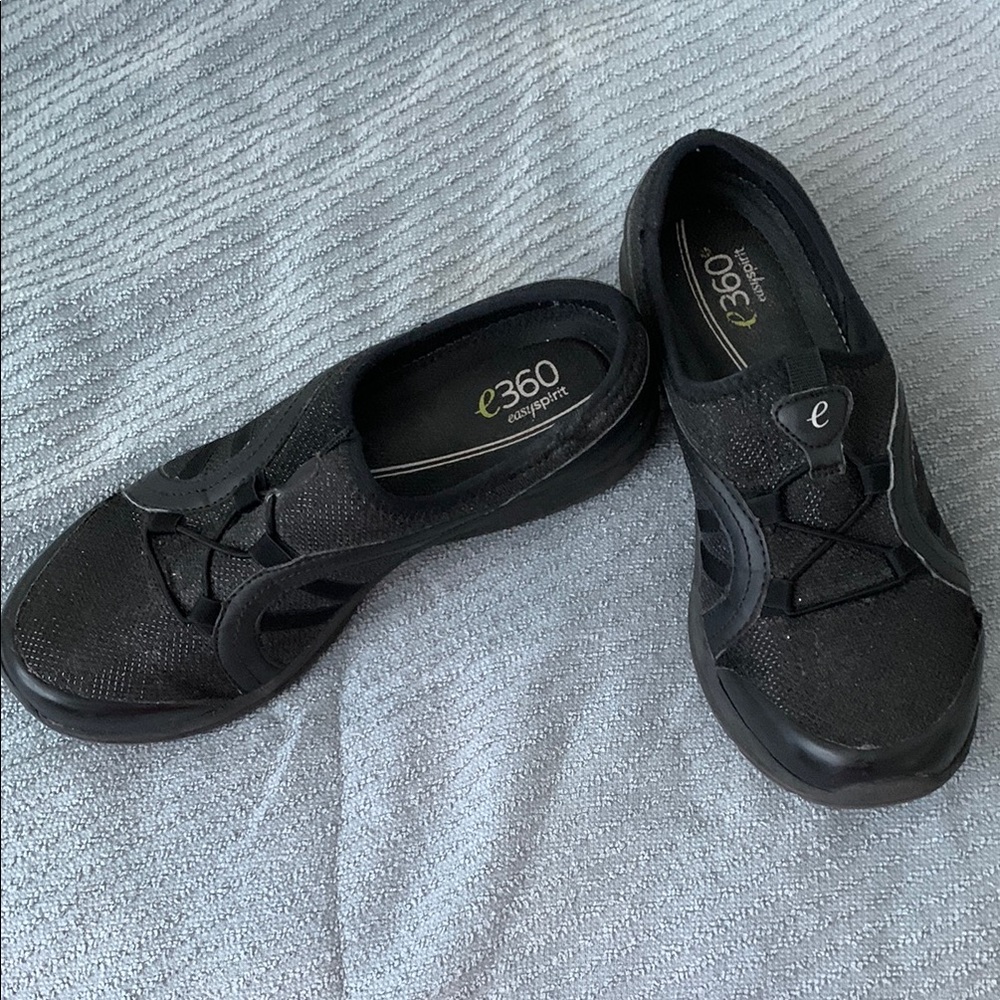 Easy Spirit Black Sneakers Slip-On Comfort